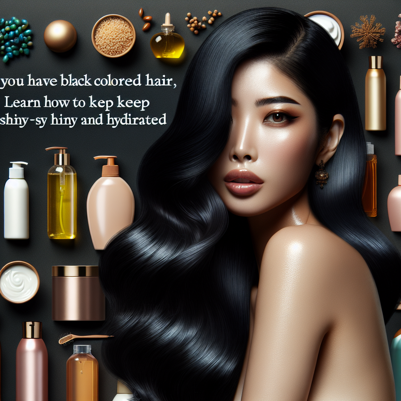 Learn how to keep your black hair shiny and moisturized.