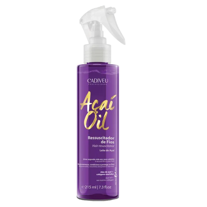 Cadiveu Professional Açaí Oil Leave In Hair Restore Spray  7.3floz 215ml