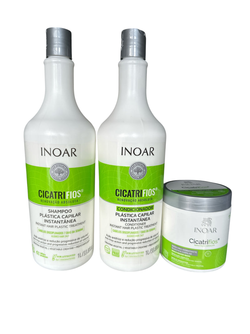 Inoar Cicatrifios Kit plastica capillare 3 x 1000ml