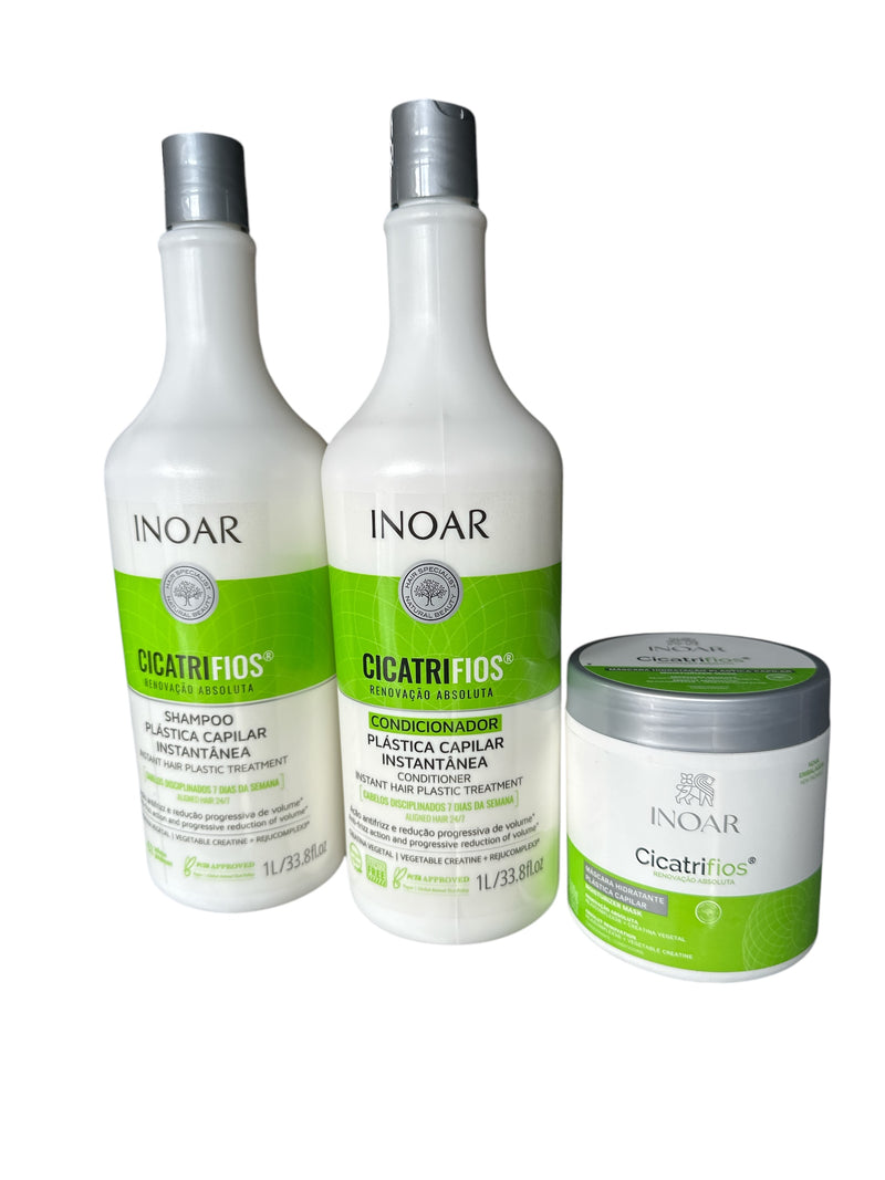 Inoar Cicatrifios Kit plastica capillare 3 x 1000ml