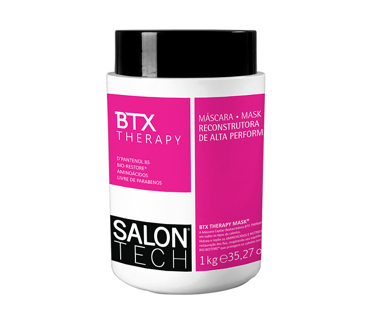 Trattamento per capelli BTX Therapy Matizador di SalonTech: Formula alla cheratina tonificante e lisciante per capelli biondi e con mèches.